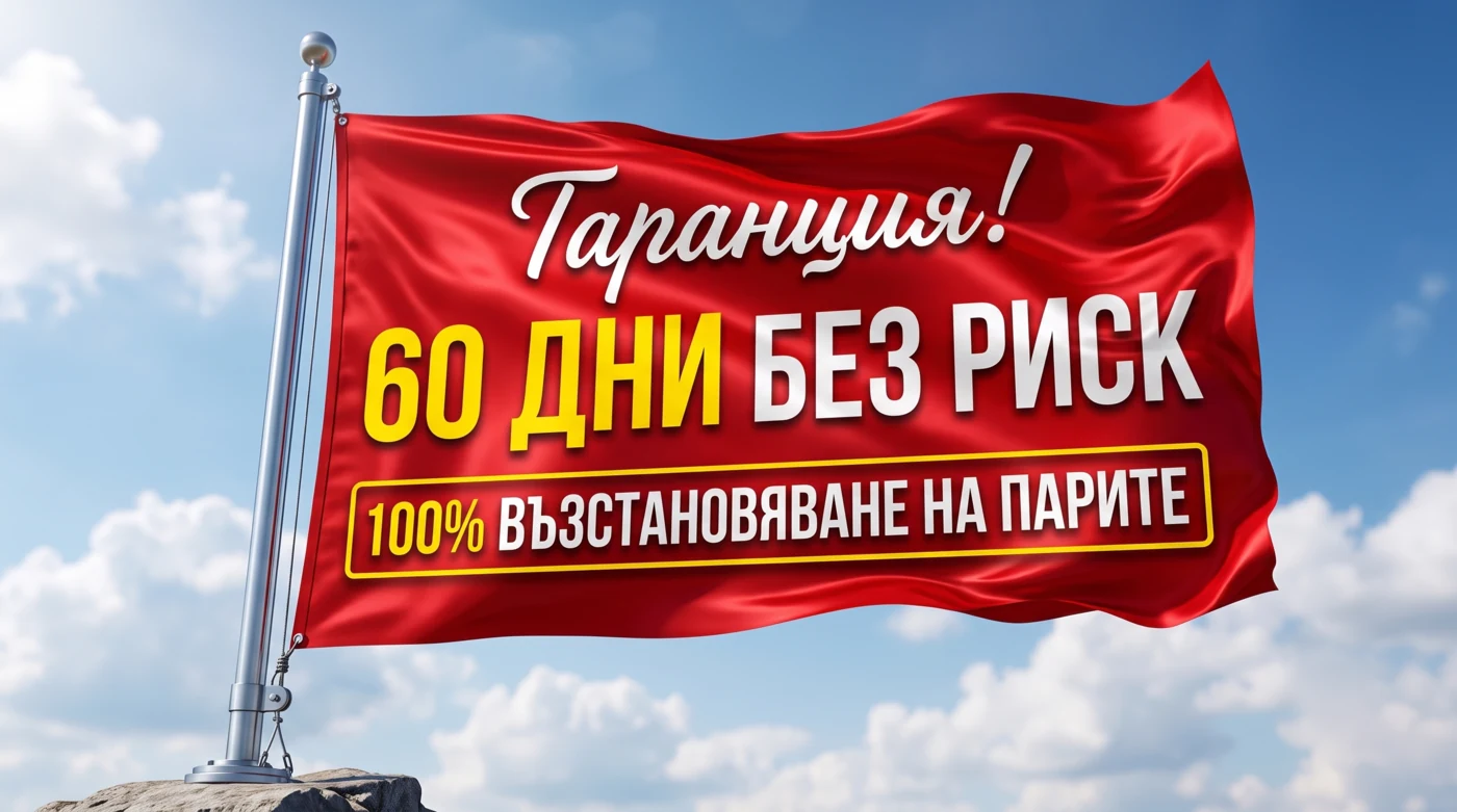 Знаме — 60 дни без риск, 100% възстановяване на парите