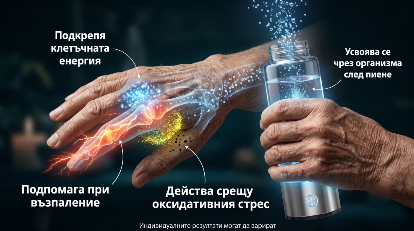 Как водородната вода действа върху ставите